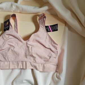 New Size 3XL Bali Pink Cool Comfort Fabric Bra